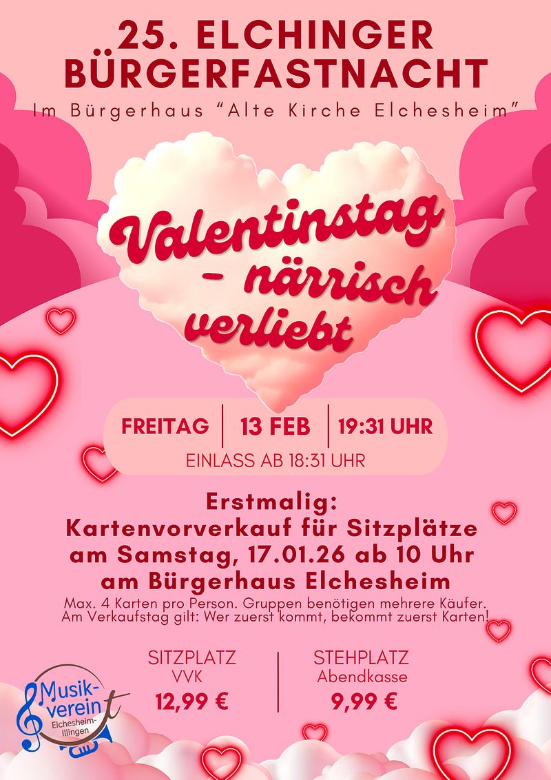 2026 Bürgerfastnacht Plakat